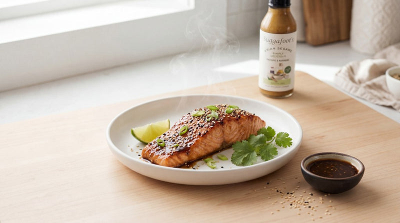 Toasted Sesame Baked Salmon